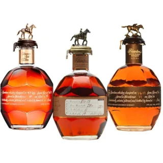 Buy Blanton's Straight from the Barrel Bourbon & Black Label & Gold Foreign Edition Bundle online