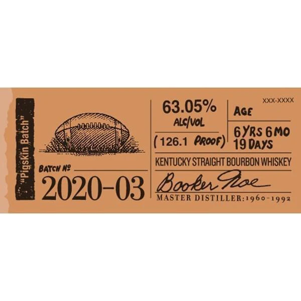 Buy Booker's Bourbon Batch 2020-03 "Pigskin Batch" online