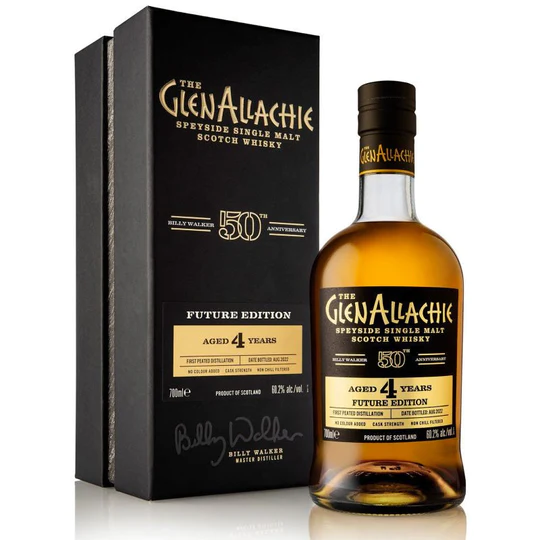 Buy GlenAllachie Billy Walker 50th Anniversary Future Edition Peated 4 Year Old Scotch Whisky