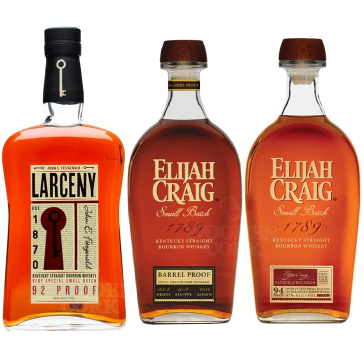 Buy Larceny Small Batch, Elijah Craig Barrel Proof & Elijah Craig Small Batch Bundle online