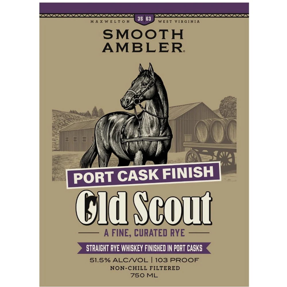 Buy Smooth Ambler Old Scout Port Cask Finished Straight Rye online