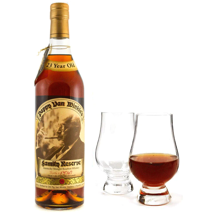 Buy Pappy Van Winkle 20 Year Bourbon with Glencairn Set Bundle online