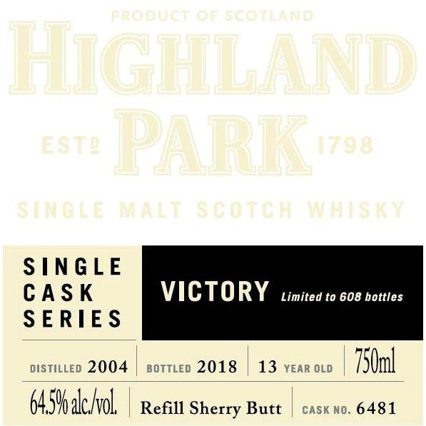buy Highland Park 2004 Victory Edition online