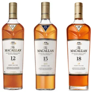Buy The Macallan Double Cask 12, 15, & 18 Years Old Scotch Bundle online