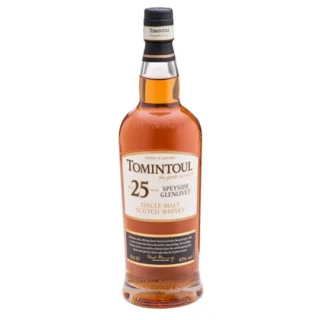 Buy Tomintoul 25 Year Old Speyside Glenlivet Single Malt Scotch Whisky 86 Proof online