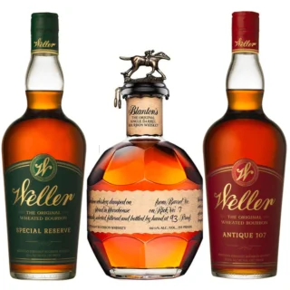 Buy W.L. Weller Special Reserve & Blanton's Bourbon & W.L. Weller Antique 107 Bundle online
