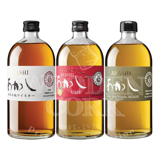 buy Akashi Blended Whisky & Ume Plum & Single Malt Bundle online