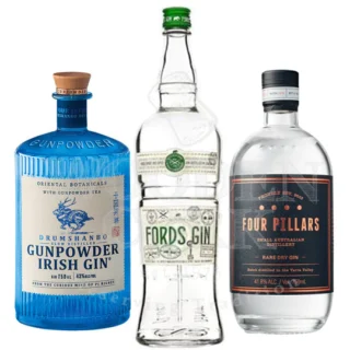 Buy Drumshanbo Gunpowder & Fords London Dry & Four Pillars Rare Dry Gin Bund onlinele online