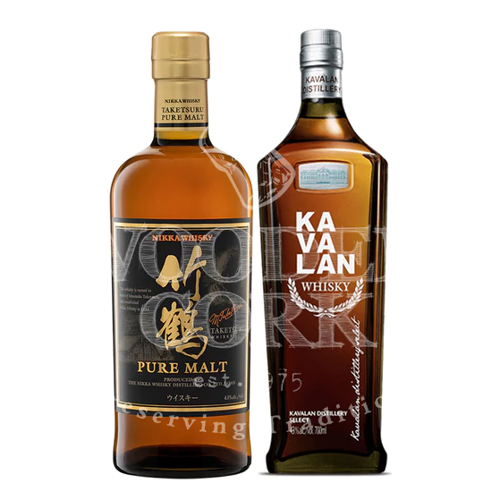 Buy Nikka Taketsuru Pure Malt and Kavalan Distillery Select Bundle online