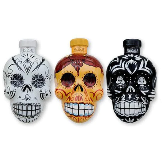 Buy KAH Tequila Miniature Skull Bottle 50ml Collection online