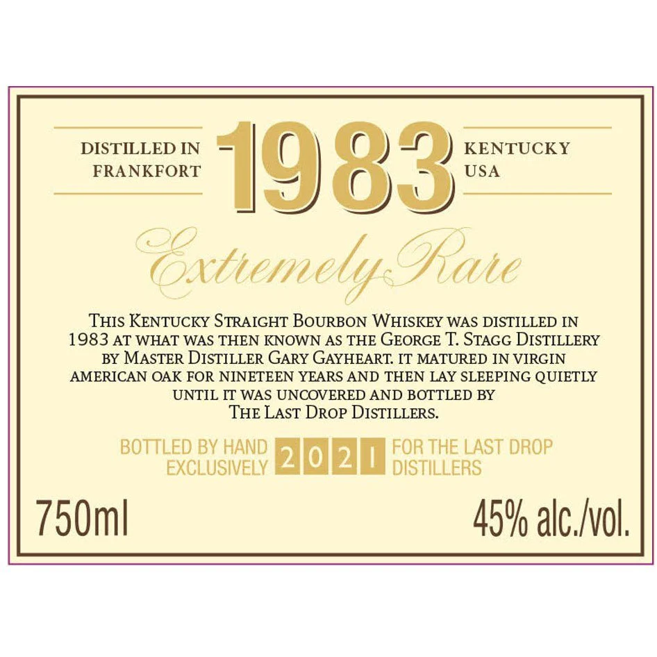 buy The Last Drop 1983 The Buffalo Trace Distillery online