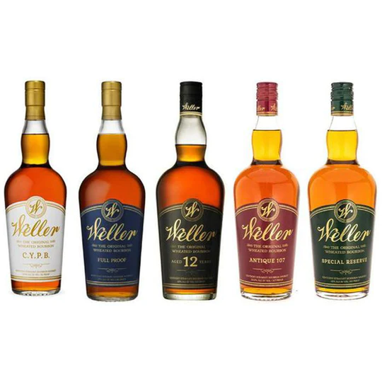 Buy W.L. Weller Bourbon Five Bottle Bundle online